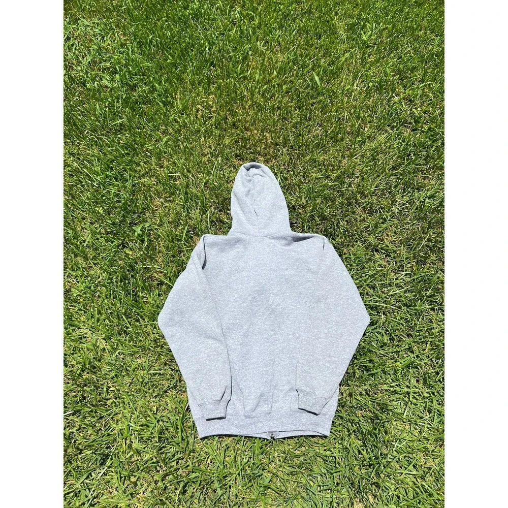 Vintage 90s Russell Athletic Zip Up Hoodie Mens XS Gray Fleece Sweater Y2K